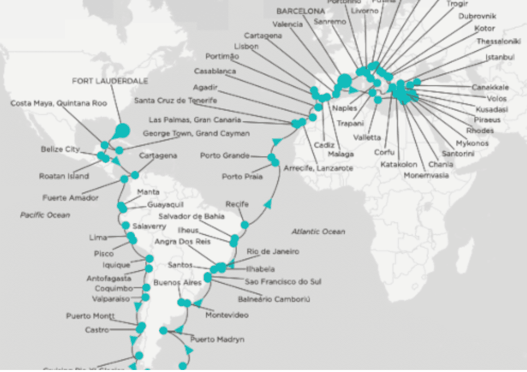 Crystal Serenity Croisière mondiale