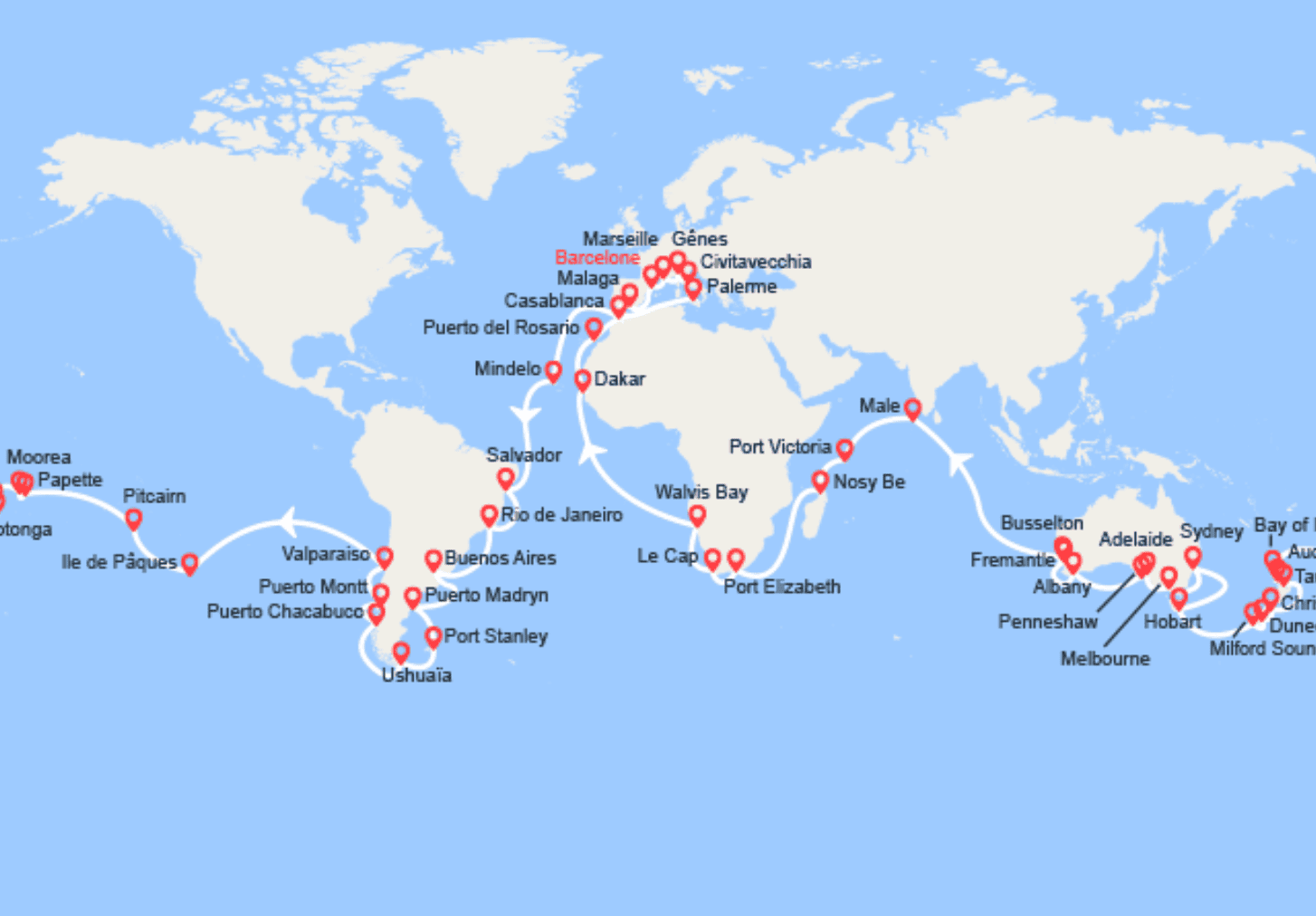 MSC Magnifica Croisière mondiale 