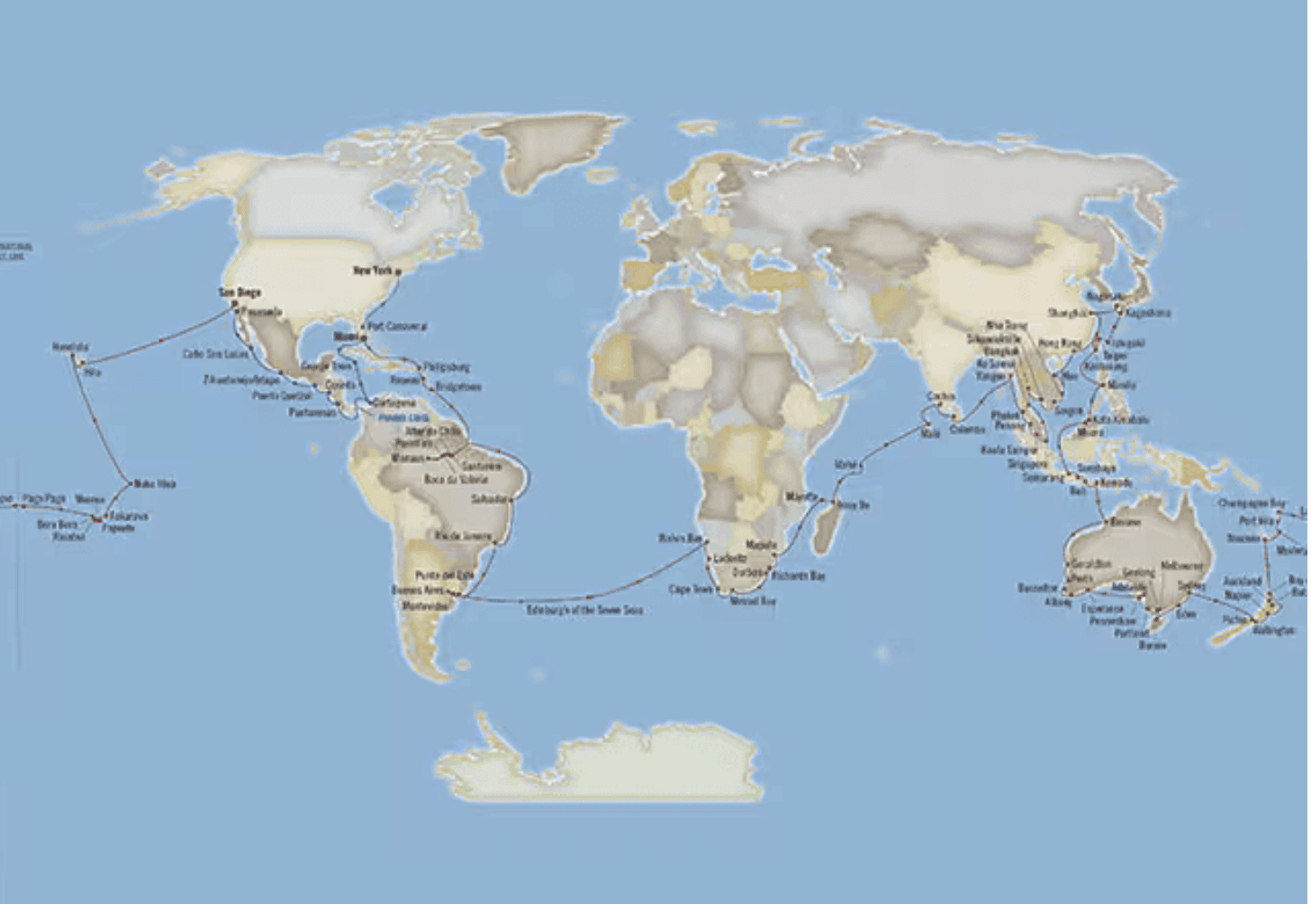 Oceania Vista croisière mondiale