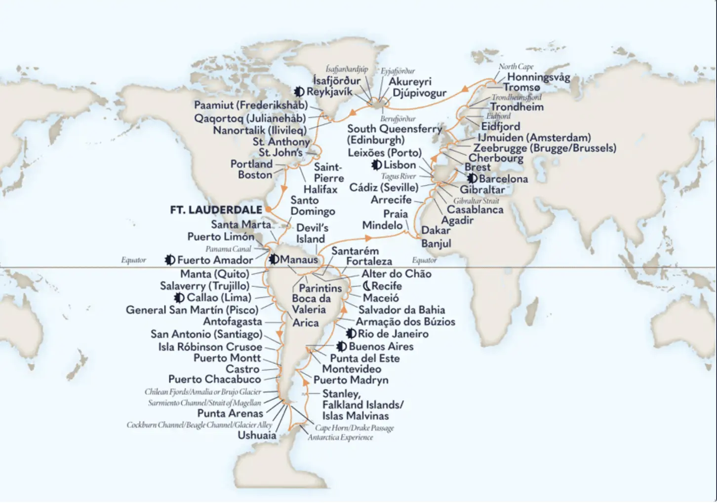 Holland Volendam World Cruise