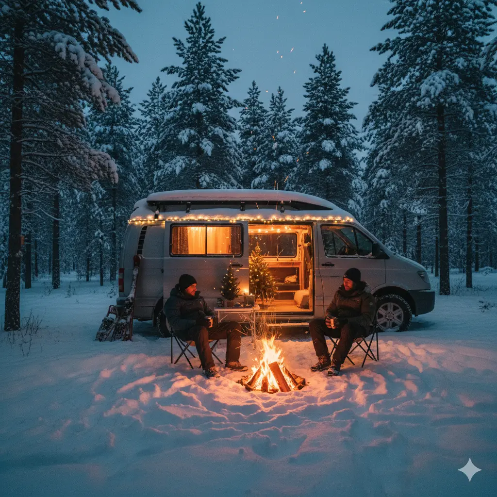 vanlife in winter